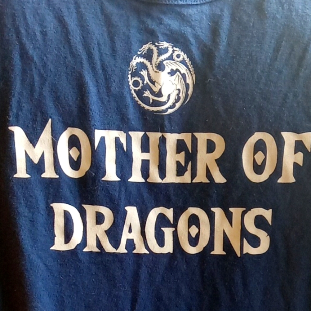 Kids 'Mother of Dragons' Tee - Navy Blue